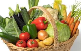 Basket of vegetables